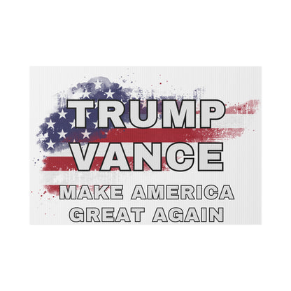 Trump Vance 2024 Yard Sign