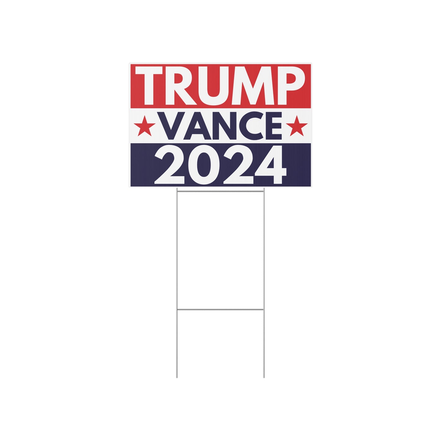 Trump Vance 2024 Yard Sign