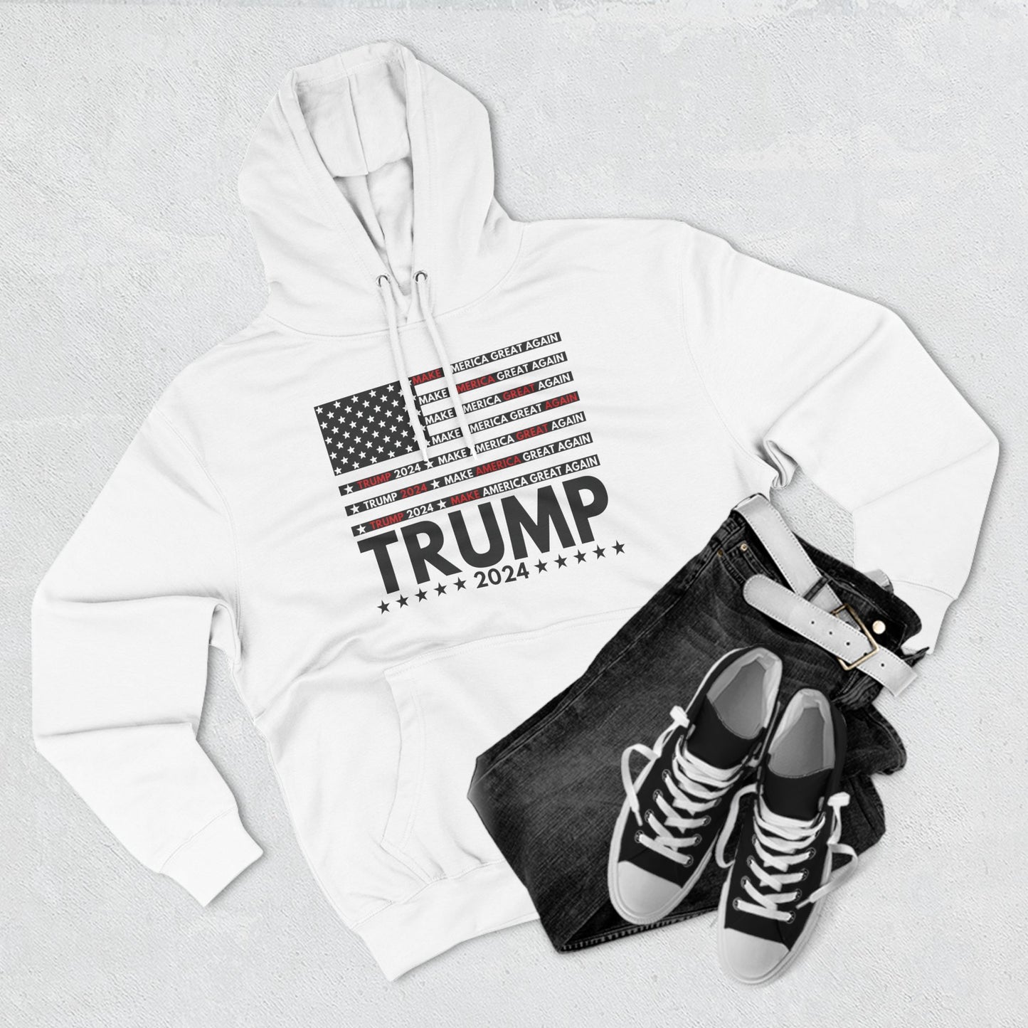 Trump 2024 Make America Great Again Hoodie