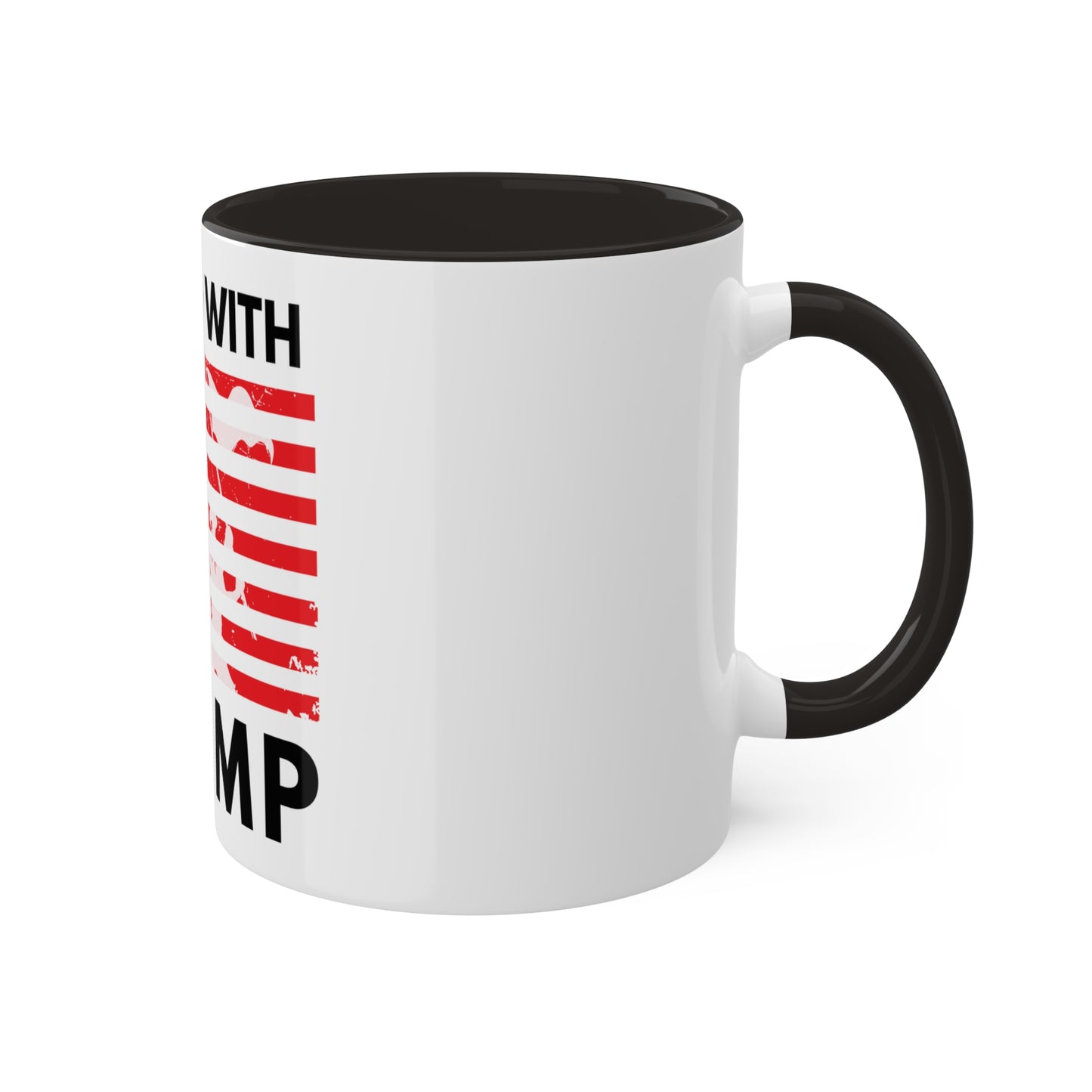 I Stand With Trump Patriotic Mug