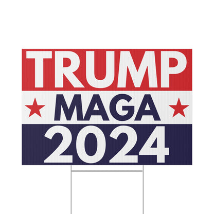 Trump MAGA 2024 Yard Sign