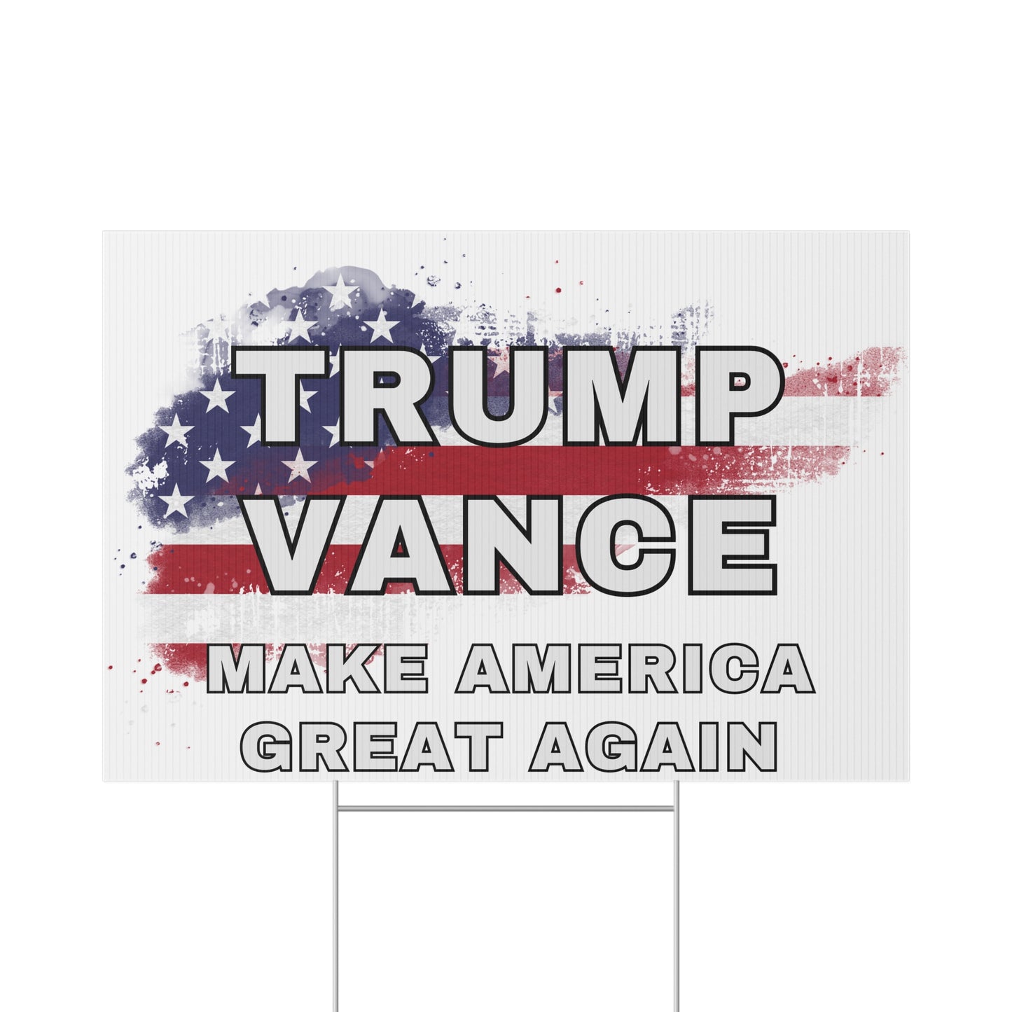 Trump Vance 2024 Yard Sign